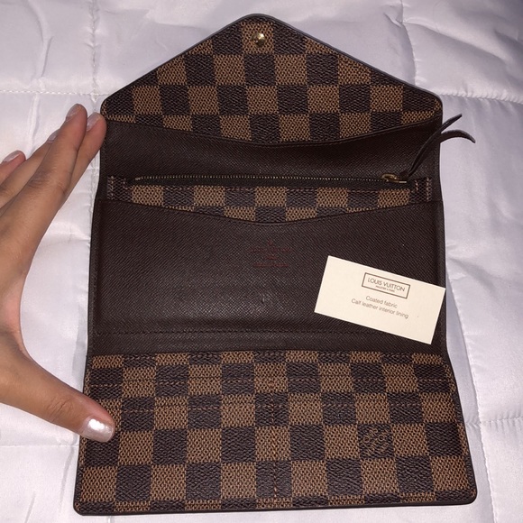 100% authentic Louis Vuitton Damier ebene canvas wallet - Picture 2 of 6